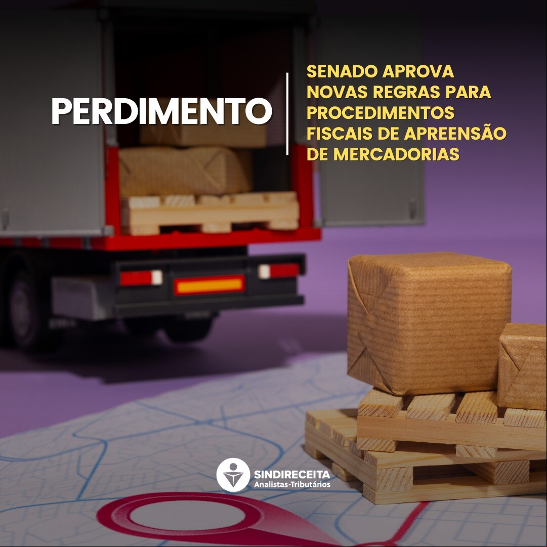 PERDIMENTO: Senado aprova novas regras para procedimentos fiscais de apreensão de mercadorias