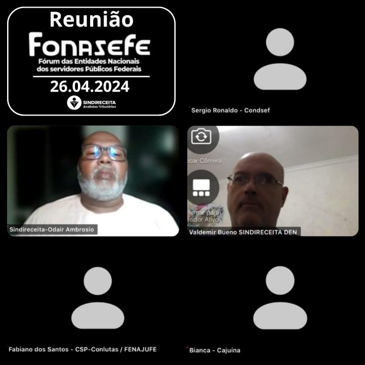 Sindireceita e demais entidades do Fonasefe discutem a continuidade das negociações com o governo