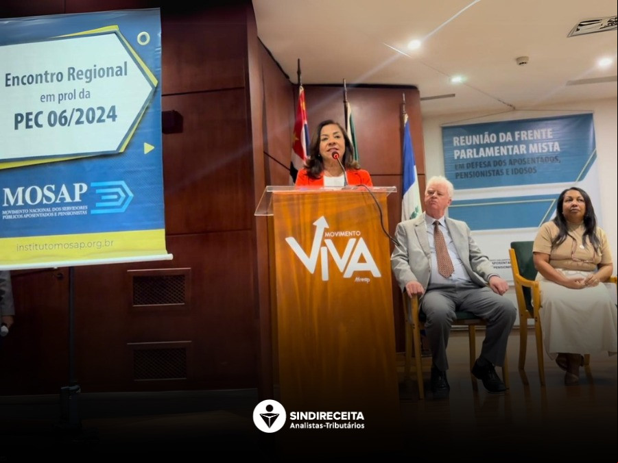 Sindireceita participa do Encontro Regional do MOSAP em Prol da PEC 06/2024