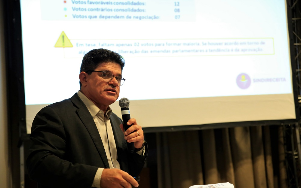 LXXV CNRE: Presidente do Sindireceita apresenta estudo contra as medidas do pacote fiscal e da regra de ouro